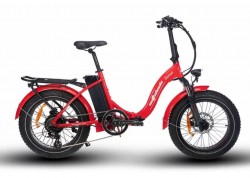 Jual Sepeda Lipat Listrik Watt Wheels Scout LS 624wh Battery Gloss Red Murah