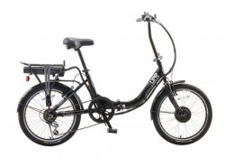 Jual Sepeda Listrik Tourer Step Through Folding Black Murah